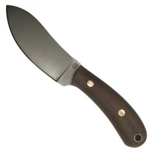 LT Wright Handcrafted Knives Camp MUK Flat Brown Matte Fixed Blade Knife